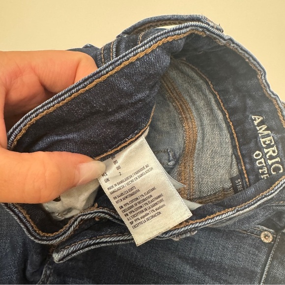 American eagle blue tom girl Bermuda shorts size 00 - Picture 3 of 11